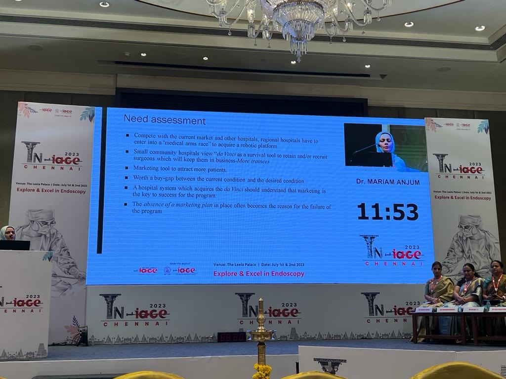 Dr. Mariam Anjum — IAGE 2023, Chennai — Invited Talk